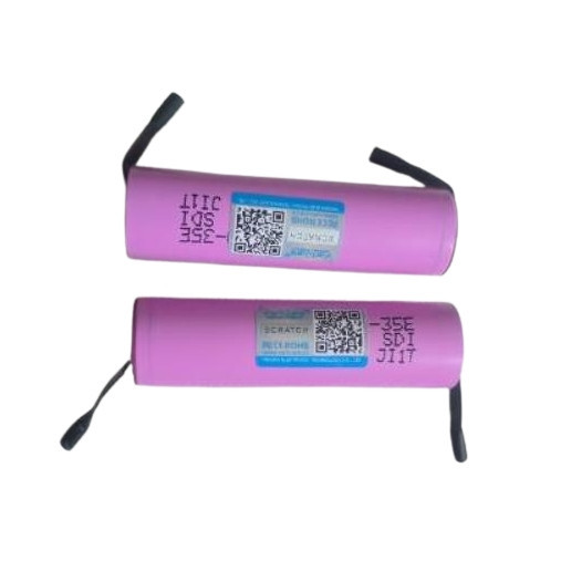 Акумулятор 18650 VariCore Li-ion 3500 mAh 3.7 V 35Е N під паяння 13A Рожевий Київ - фото 3