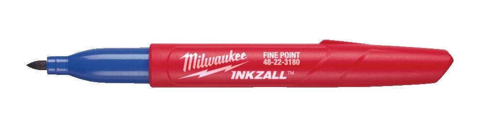 Маркер для будмайданчика INKZALL тонкий синій Одесса - изображение 4