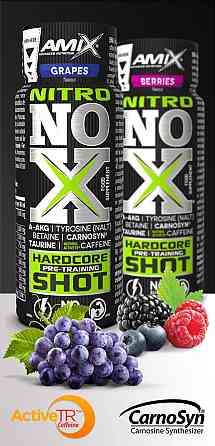 Передтренувальний комплекс Amix NitroNox Shot 60ml (Berries) Луцьк