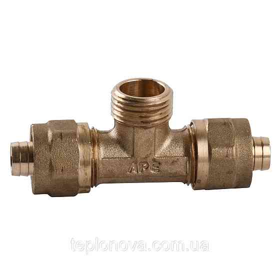 Тройник с наружной резьбой APE 733 L 16x1/2″x16 ITALY Черновцы