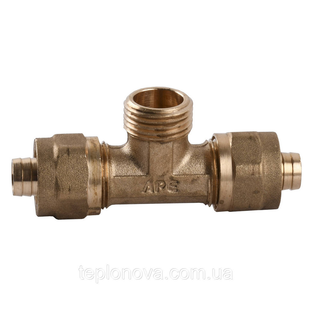 Тройник с наружной резьбой APE 733 L 16x1/2″x16 ITALY Черновцы - изображение 4