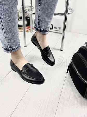 RONE Туфлі жіночі RONE 1056 чорні (весна-осінь, шкіра натуральна) (2669) Коломыя