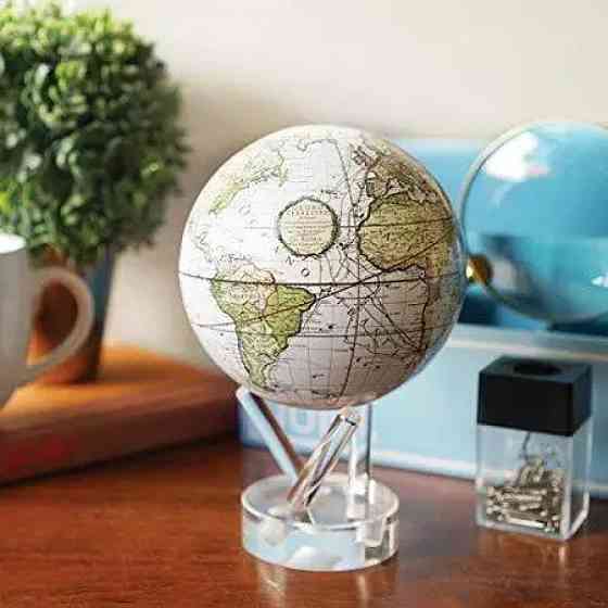 Гиро-глобус Solar Globe Mova Terra Incognitta 11.4 см Белый Киев