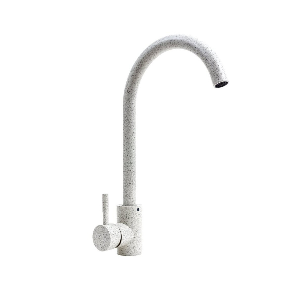 VALESO Комплект: Мийка ARIA 5851 біла в крапку + Змішувач 56 B NESP білий в крапку + Сифон 1041 Київ - фото 6