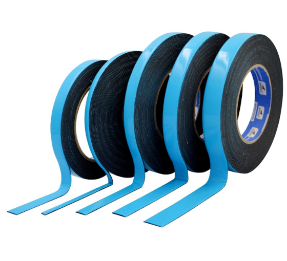 Стрічка двостороння спінена 12мм*5м Standart Мустанг Житомир