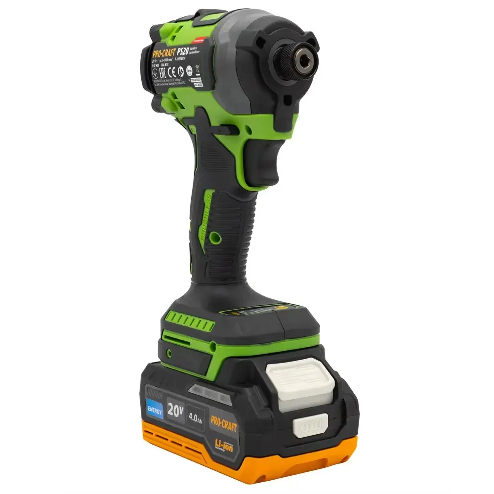 Гвинтоверт акумуляторний Procraft PS20 — 20 В, 1 АКБ, 36 міс гарантії Львів - фото 9