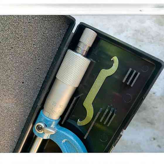 Мікрометр гладкий МК 0-25 мм — прецизійний вимірювальний інструмент для точних зовнішніх вимірів металу Харків