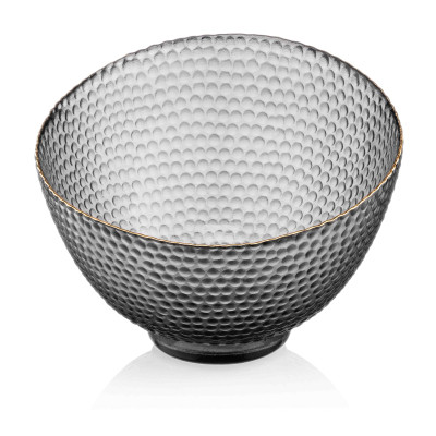 Салатник Ardesto Commelina 18см, скло, сірий (AR5018) Винница - изображение 2