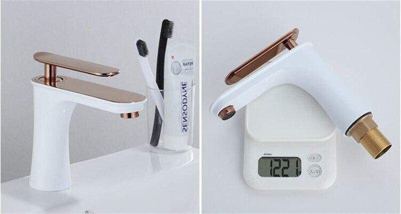 Змішувач для умивальника кран у ванну одноважільний WanFan люкс якості Білий Кам'янець-Подільський - фото 3