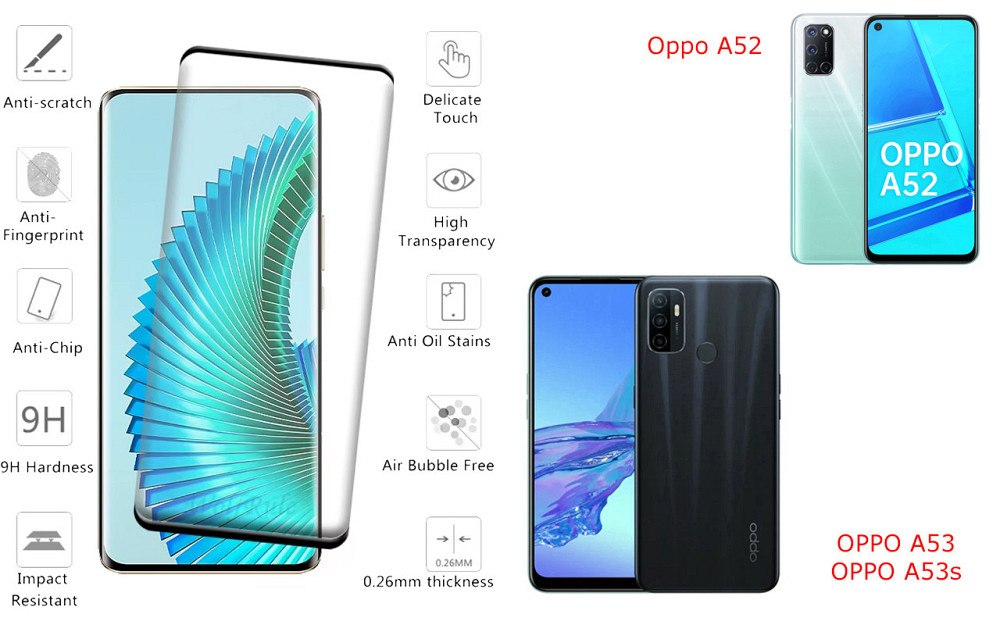 Захисне скло HyperGlass Pro для Oppo A52, OPPO A53, OPPO A53s – максимальна чутливість та захист Київ - фото 2