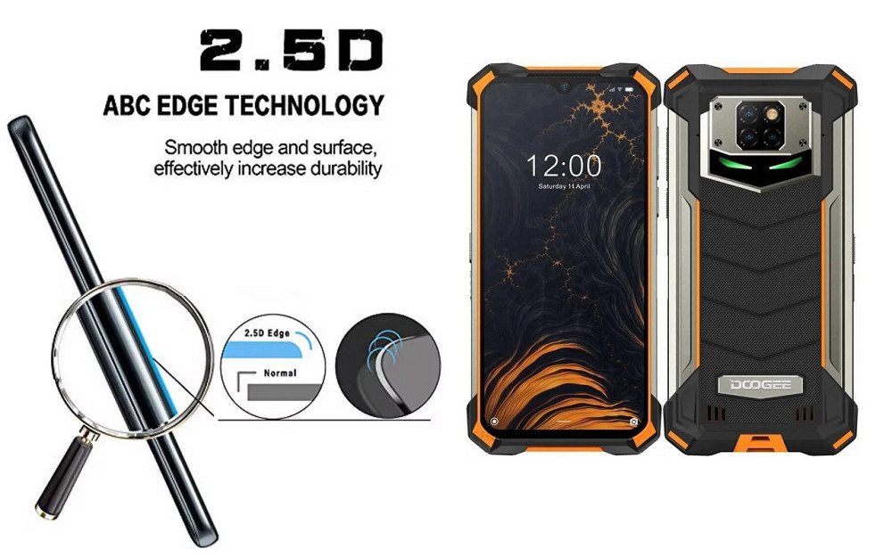 Защитное стекло ArmorGlass для Doogee S88 Plus, S88 Pro – устойчивое к царапинам и ударам Киев - изображение 2