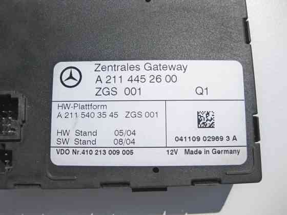 Mercedes-Benz  A2115403545 Блок управління Zentrales Gateway ZGW E-class W211 C-class W203 SLK R171 CL C215 S-class short W220 SLR McLaren C199 SL R23 Одеса
