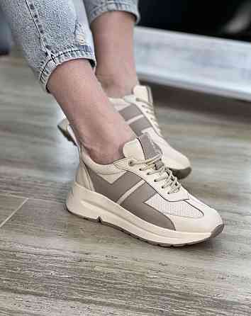 AVALON Кроссовки AVALON бежевые натуральная кожа весна-осень размер 36 (4999) Коломия