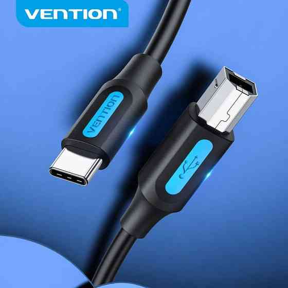 Кабель USB 2.0 Type-C M - USB BM, 2.0 м 2.4А Printer cable Vention Вінниця