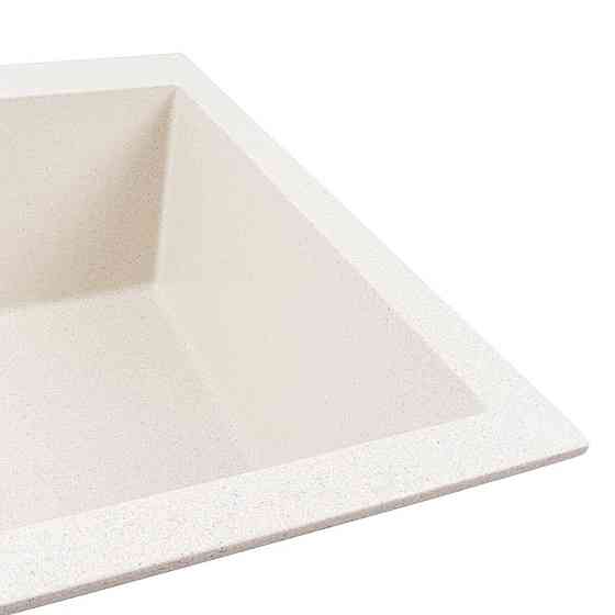 VALESO Кухонна гранітна мийка 5750 DAVINA VALESO біла в крапку Коломия