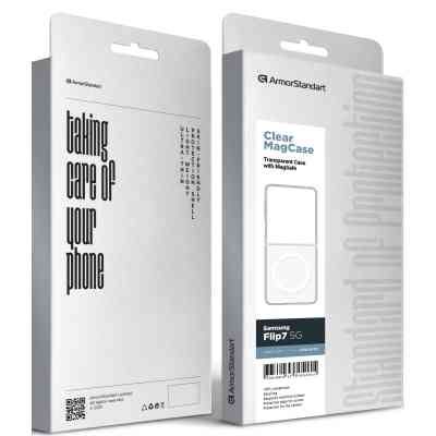 Чохол до мобільного телефона Armorstandart Clear MagCase Samsung Flip7 5G Transparent (ARM88135) Вінниця