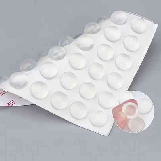 Прозорі самоклеючі силіконові накладки, 100 шт. Київ