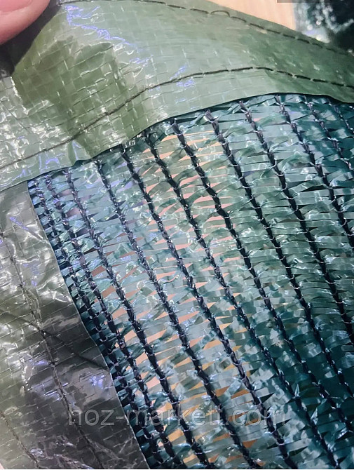 Сітка затінювальна (з кільцями) від сонця. Сітка з люверсами 6 х 4 м 95% тіневий навіс Харків - фото 8