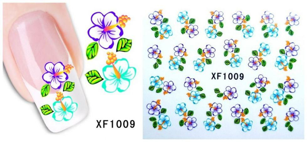 Наклейки для ногтей XF1009 Киев - изображение 3