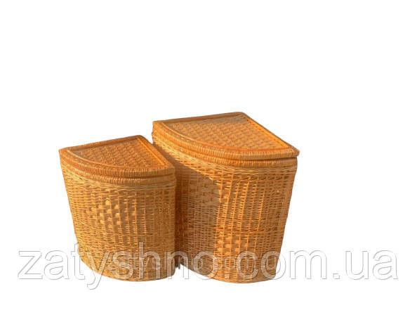 Корзины плетеные угловые из лозы для белья Киев - изображение 1
