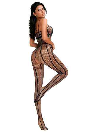 Бодістокінг - Bodystocking 214088, black - One Size Sex Aura Київ