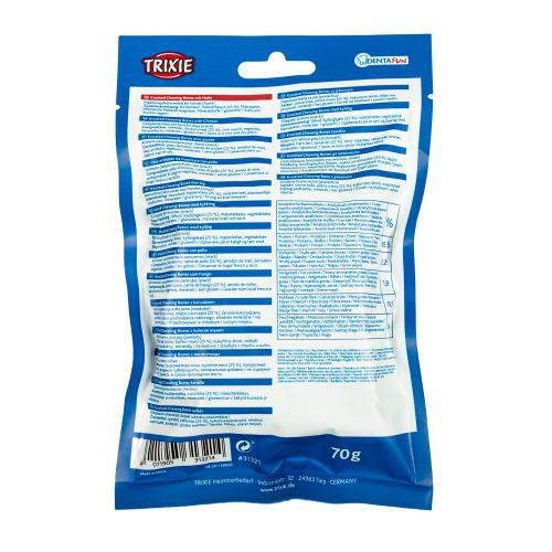 Лакомство Trixie Denta Fun Chicken Chewing Bone для собак Костя для чистки зубов с курицей 5 см 70 г/5 шт Киев - изображение 3