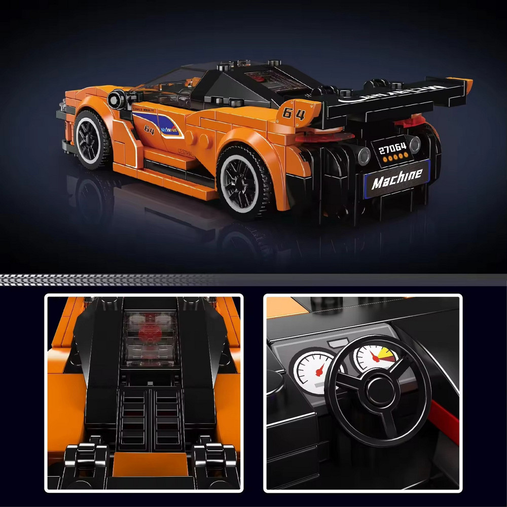 Конструктор MacLaren Спортивна машина на 382 деталі, помаранчева Кам'янець-Подільський - фото 6