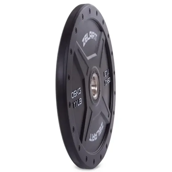 Диск бамперний для кросфіта 5 кг Zelart TA-2258-5 Київ