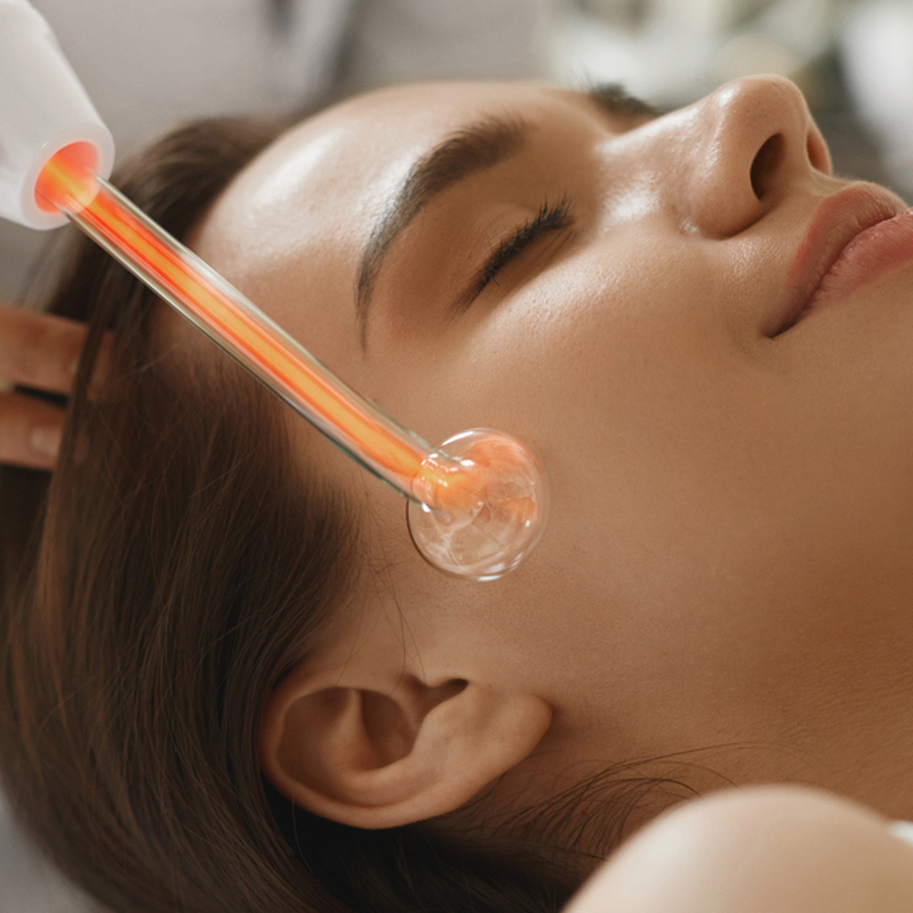 Косметологический дарсонваль + 4 насадки, от сети 220В, LZ 006A / Аппарат по уходу за кожей лица и тела Киев - изображение 2