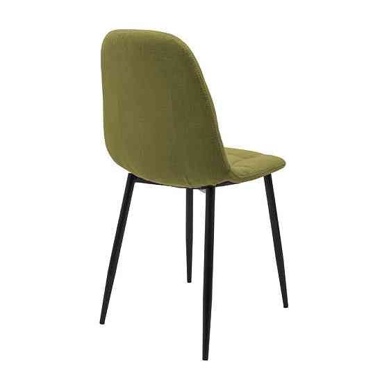 Стілець крісло м'який SplitDesign U Sorrento 36 чорні ніжки Салатовий Київ