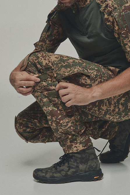 Армійські чоловічі літні штани хижак з наколінниками ,  штани посилені ріп стоп з липучками під коліно Львів - фото 6