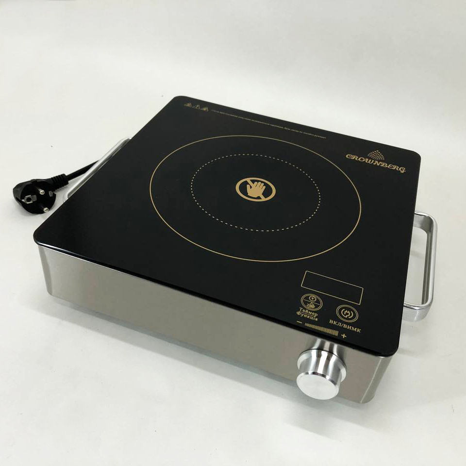 Бытовая переносная электроплита Crownberg CB-1325, Плиты настольные для кухни переносные IE-90 Львов - изображение 9