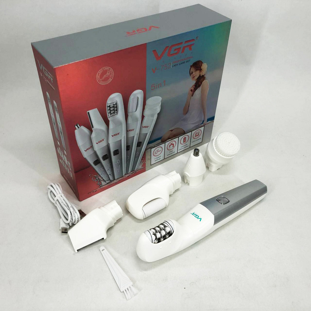 Електрична пемза для п'ят VGR, Пилка для педикюру для ніг Епілятор-депілятор видалення волосся TQ-85 Львів - фото 5