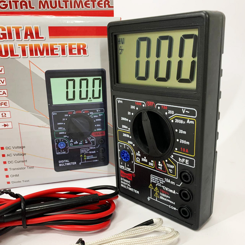 Мультиметри для роботи, Мультиметр із захистом від неправильного підключення, Мультиметр універсальний VN-82 Львів - фото 2