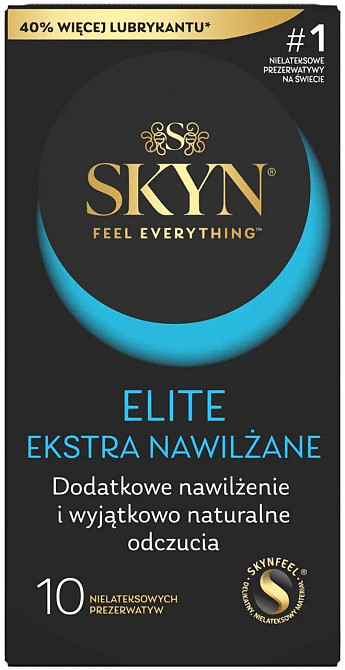 Презервативи SKYN Elite Extra Lubricated 10 шт Sex Aura Київ - фото 2