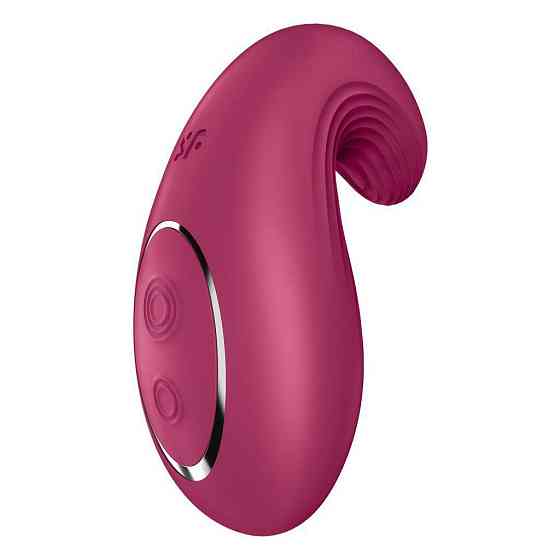 Вибратор Satisfyer Dipping Delight Berry, 2 мотора, гибкий кончик Sex Aura Киев