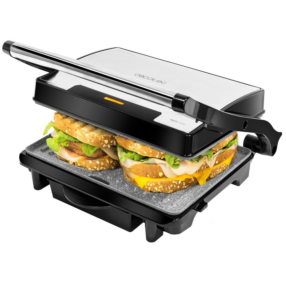 Гриль Cecotec Rock"nGrill 1000 W CCTC-03023 (8435484030236) ( нержавіюча сталь із чорним ) Харків - фото 1
