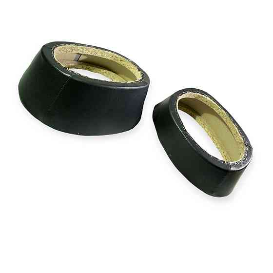 Подиум ОВАЛ высокий косой черный кожзам 2шт динамика Мукачево