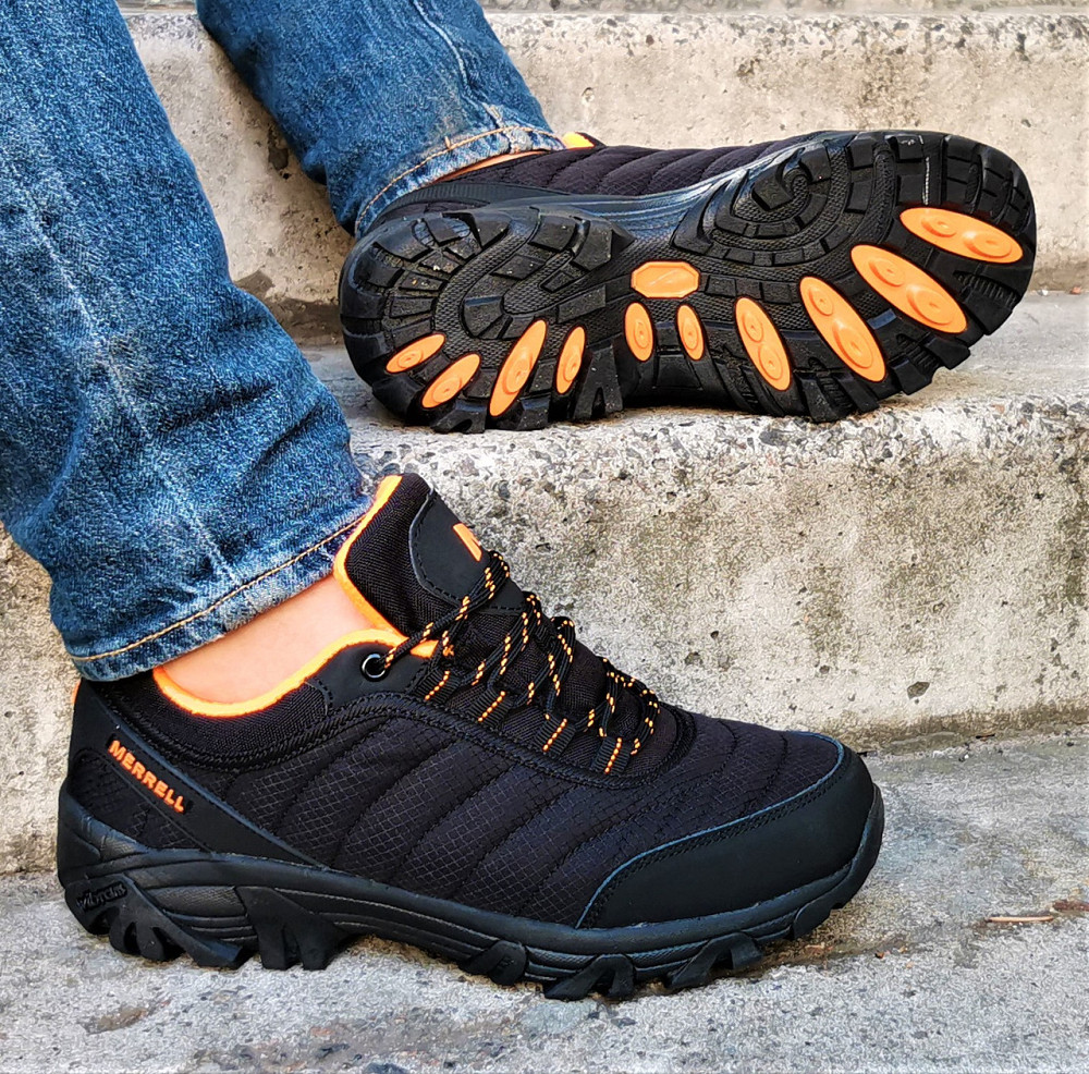 Кроссовки MERRELL ТЕРМО Gore-Tex Мужские Чёрные с Оранжевым Меррелл (размеры: 41,42) Видео Обзор Днепр - изображение 1