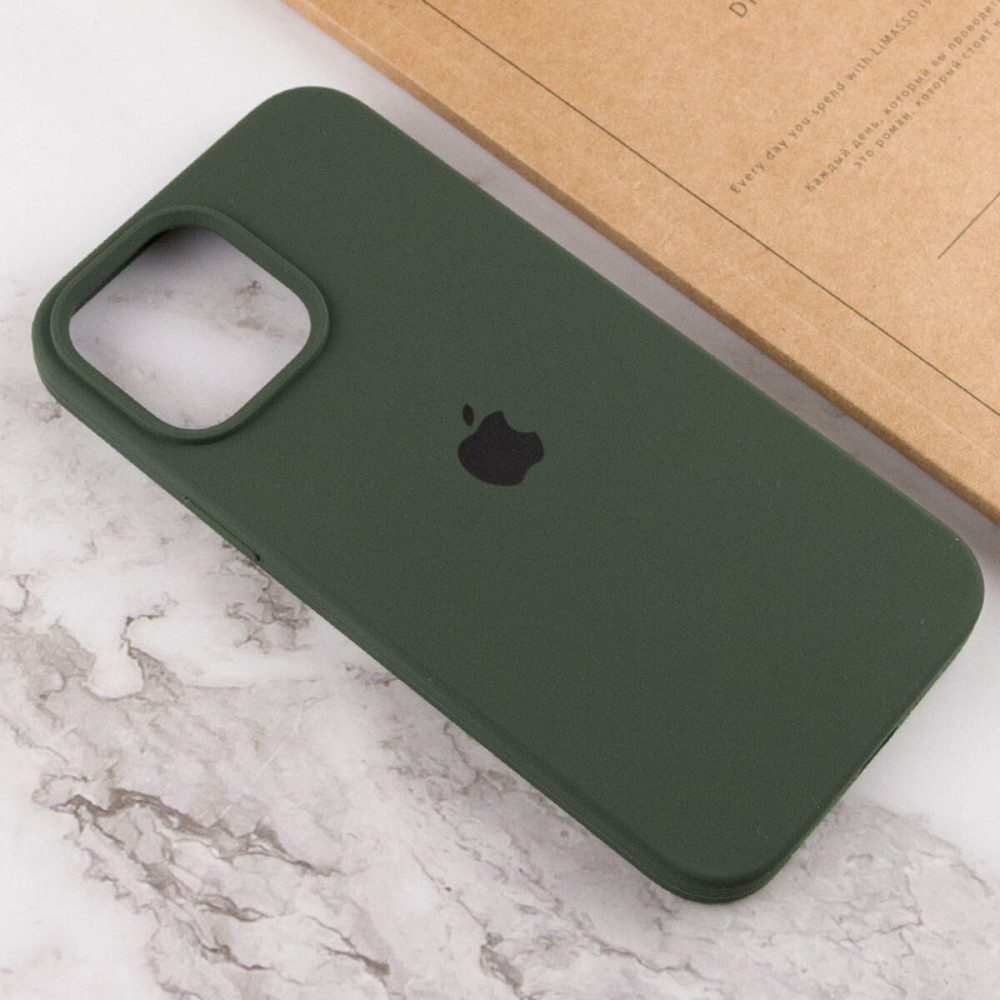 Чохол для смартфона Silicone Full Case AA Open Cam for Apple iPhone 16 Pro Max 40,Atrovirens (FullOpeAAi16PM-40) Київ - фото 4