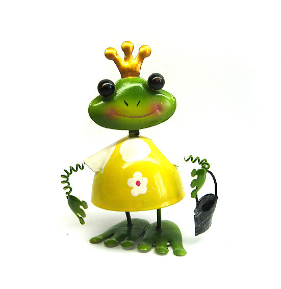 Фігурка з металу Жаба Дачник Київ - фото 1