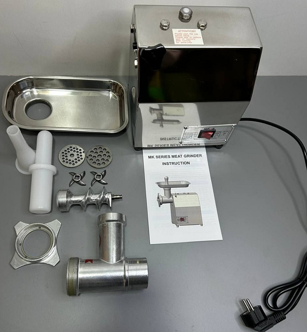 Електрична м'ясорубка МК-8 промислова професійна 220 вольт. Київ - фото 6