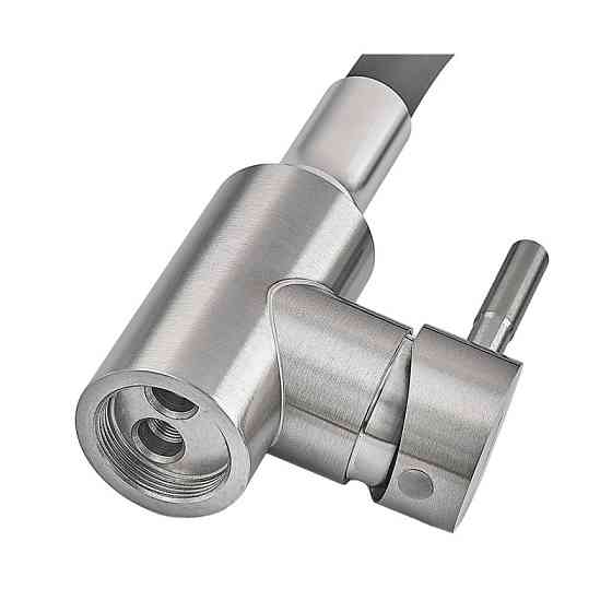 Кухонный смеситель Armata SUS-011 Refl.Gray с серым силиконовым изливом (CH6481) Харьков