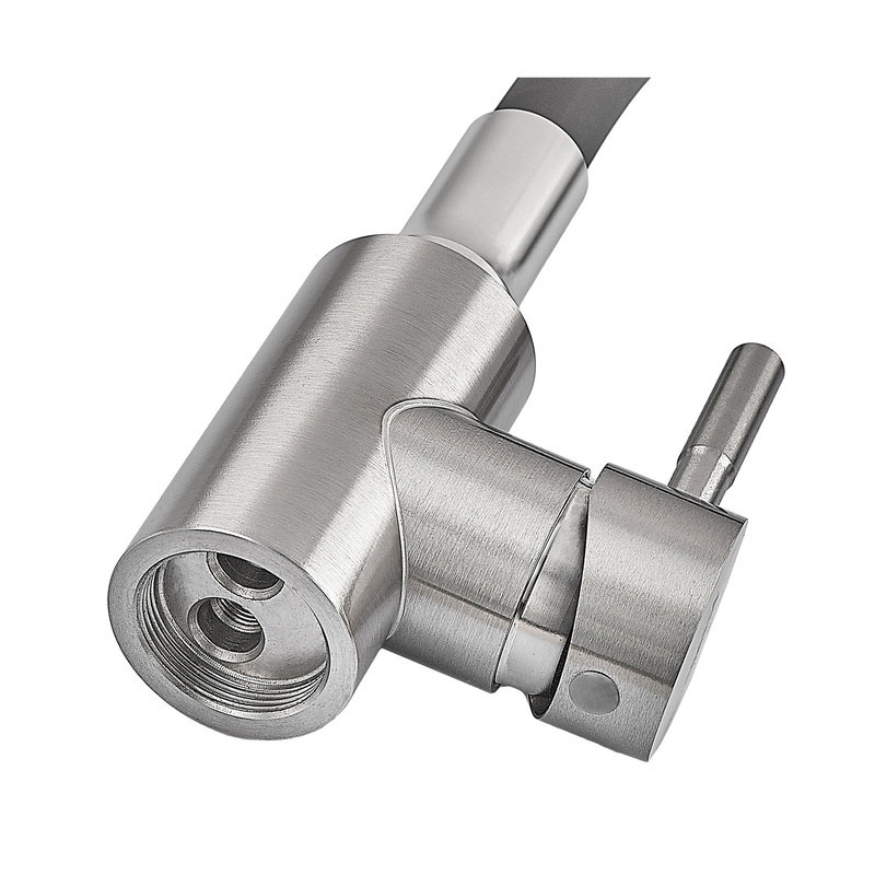 Кухонный смеситель Armata SUS-011 Refl.Gray с серым силиконовым изливом (CH6481) Харьков - изображение 3