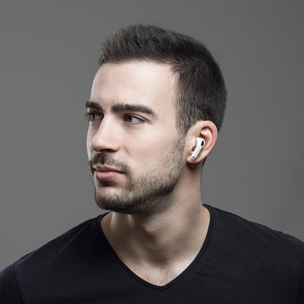 Наушники беспроводные BOROFONE BW59 Plus True wireless ANC noise reduction BT headset White 6941991107467 Одесса - изображение 8