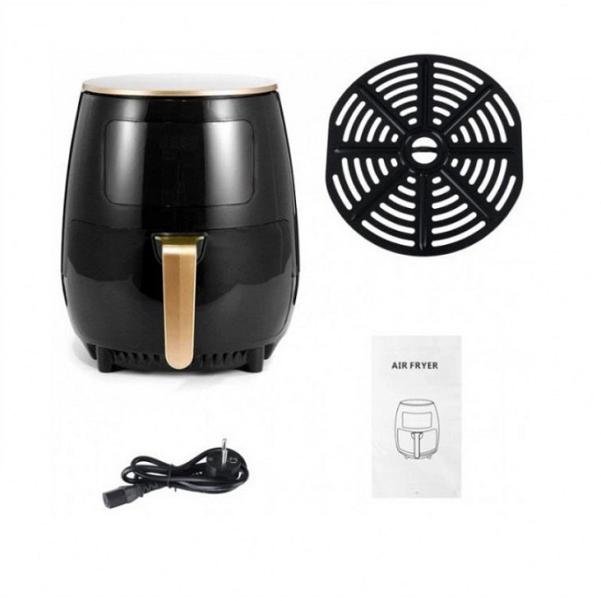 Аерофрітюрниця Air Fryer Su Tai ST-505 6 літрів, потужність 1800 Вт, цифрове керування та таймер Київ - фото 6