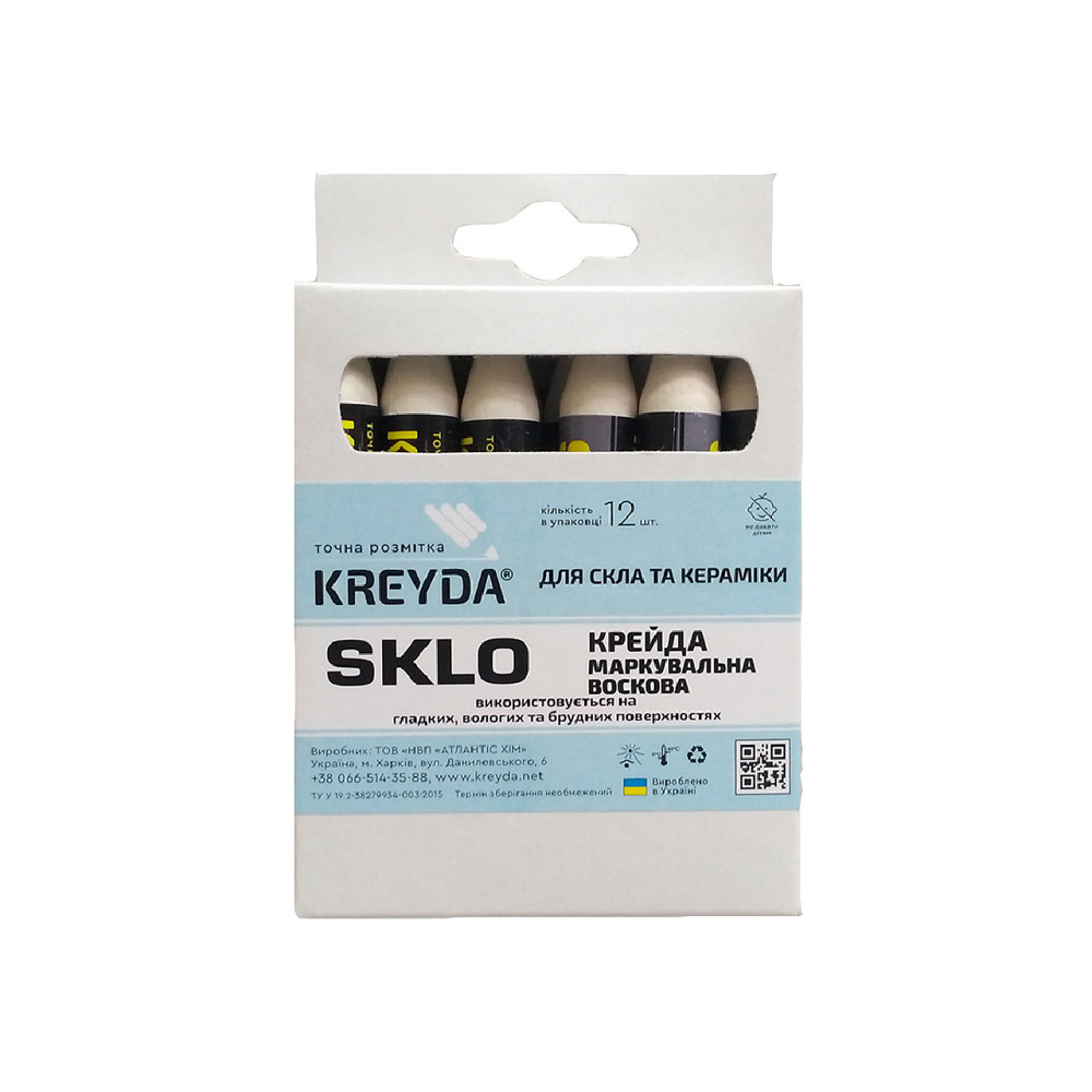 Для скла, крейдяний розмітковий крейдяний SKLO (білі) Павлоград - фото 3