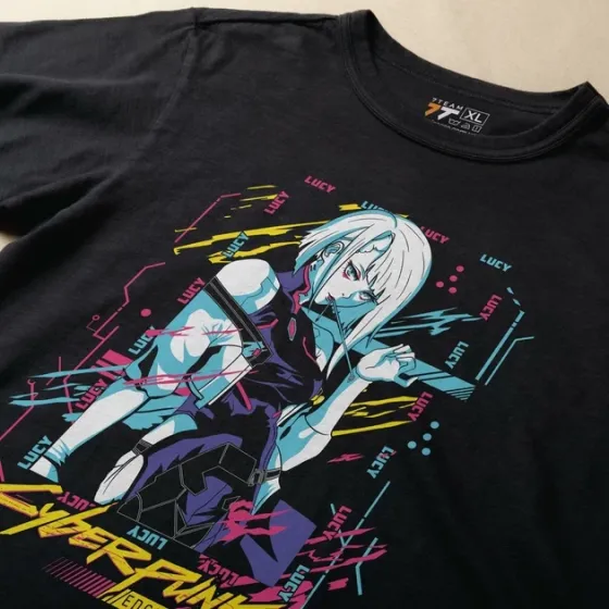 Футболка для підлітка хлопчика з принтом Cyber Punk Lucy Розмір 160 Anime11026 Дніпро