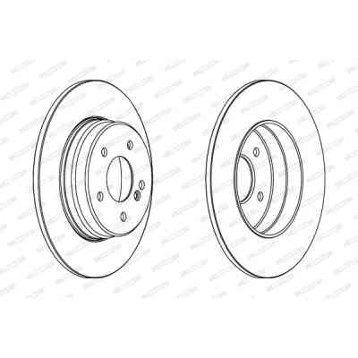 Тормозной диск FERODO DDF963C Винница