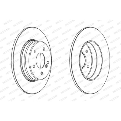 Тормозной диск FERODO DDF963C Винница - изображение 1